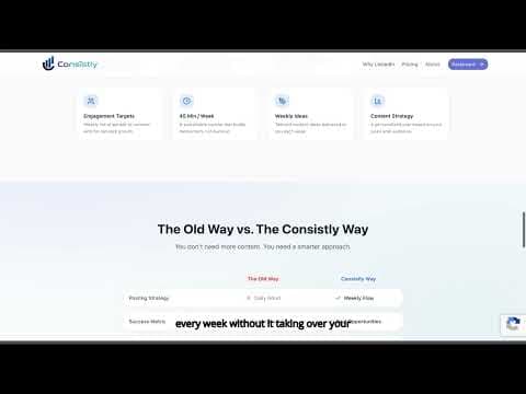Welcome to Consistly